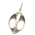 thumbnail image 1 of Harpily vegetable cutter Retro Small Scissors Tailor Cutting Thread Head Tea Pointed Stainless Steel Office Dragon And Handmade Special Gold Scissors, 1 of 4