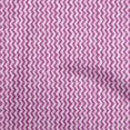 thumbnail image 1 of oneOone Georgette Viscose Fuschia Pink Fabric Chevron Sewing Craft Projects Fabric Prints By Yard 42 Inch Wide, 1 of 4