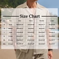 thumbnail image 3 of Kaemgyyd Men's Short Sleeve Shirts Plus Size Lightweight Solid Button down Top Summer Casual Beach Vaction Tee 2025 Spring Clothes, 3 of 6