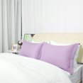 thumbnail image 2 of 2 Pcs Lavender Pillow Shams 1800 SERIES Microfiber King Oxford Pillowcases, 2 of 2