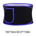 thumbnail image 3 of Sweat Waist Trainer Belt for Fitness Running Adjustable Support Wrap Portable Design Compact for Gym Travel Belly Control Workout Gear, 3 of 6