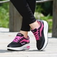 thumbnail image 2 of Chaussures pour Femmes Course Chaussures de Course pour Femmes Chaussures à Secouer Maille Semelles Épaisses Rehaussées Voyage Course Chaussures de Sport Femmes, 2 of 4