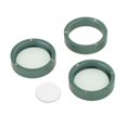 thumbnail image 1 of DYNWAVECA Billiard Chalk Holder Protective Circular Three Sections Billiards Accessory Green, 1 of 10
