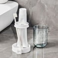 thumbnail image 2 of Student Dormitory Brushing Cup Toothbrush Household Tooth Cup Toothbrush Rack Children Adult Mouthwash Cup Wall Mount, 2 of 5