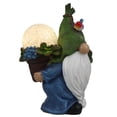 thumbnail image 1 of 1Pc Garden Gnome Statue with Solar Light Luminous Lawn Light Decor Resin Craft, 1 of 8