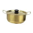 thumbnail image 2 of simhoa Casserole à Ramen Coréenne Maison Polyvalente Casserole à Soupe au Kimchi pour Randonnée Camping Restaurant 20 cm, 2 of 8