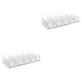 thumbnail image 4 of Maytalsory 1/2/3 4 Pieces PP Spice Organizer Self-adhesive Wall-mounted Solid Color Replacement Home Kitchen Pepper Sugar Rack Hanger 4Pcs 2PCS, 4 of 6
