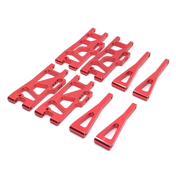 Kit de Montage de Choc pour Voiture RC Remplaçant Pièce DIY Réparation Pare-Chocs avant Remplacement Automobile Amélioré pour WLtoys 144010 144001 144002 Bleu