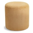 thumbnail image 1 of Meridian Furniture Roy Yellow Ottoman/Stool, 1 of 7