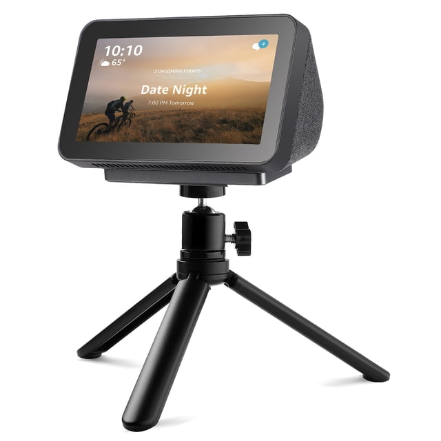 Stand Set Smart Speaker with Screen Replacement for Echo Show 5, Flexible Tripod Adjustable Stand
