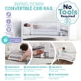 thumbnail image 3 of Regalo International  Convertible Swing Down Crib Rail, 3 of 9