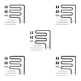 thumbnail image 3 of Youkk Optimal Performance With Electric Smoker Heating Element Wear Resistance 5Set, 3 of 6