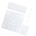 thumbnail image 3 of Wall Mounted Shelf Holder, Multiple Uses Durable Strong Bearing Capacity Functional Bedside Wall Shelf  for Bathroom for Kitchen White, 3 of 8