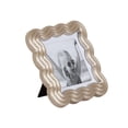 thumbnail image 3 of DesignOvation Wiggle 5" x 5" matted to 4x4 Square Silver Tabletop Picture Frame, 3 of 9