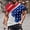 Red, variant on cllios Independence Day Shirts for Men Patriotic Red White and Blue Graphic Tees Classic Round Neck Top Breathable Short Sleeve T Shirt