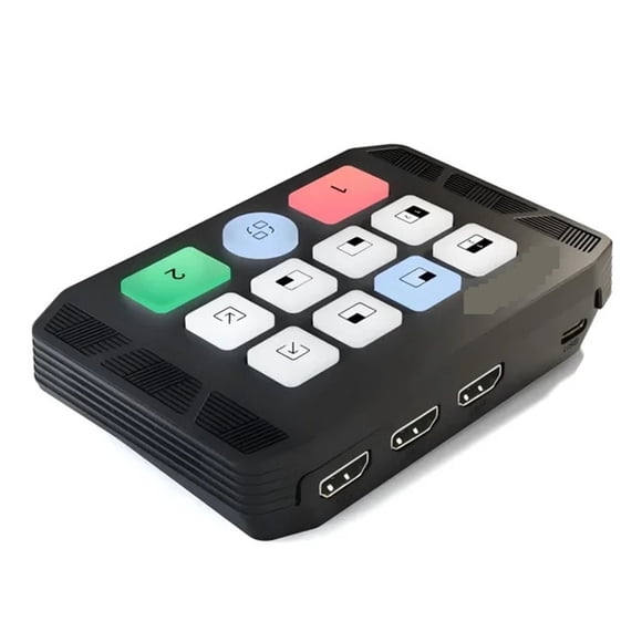 M2 2 Channel 4K USB 3.0 Capture Card Switcher,Dual Bit 4K Dual Screen, 3.5mm Input ,enhances work efficiency