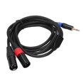 thumbnail image 2 of FLAMEEN Audio Adapter Cable, Male To 2 XLR Male Cable Male To Dual 2 XLR Male Plug Connector For Meeting For Home, 2 of 8