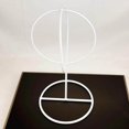 thumbnail image 3 of Ball Hat Stand Hat Rack Wig Holder Storage Display display Hat Stand Metal White, 3 of 7