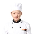 thumbnail image 2 of Yhmxh Kitchen Gadgets Cooking Gadgets Kitchen Gifts Home and Kitchen Chef Hat Adult Baker Kitchen Cooking Chef Cap Chef Cap, 2 of 2