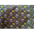 thumbnail image 4 of oneOone Cotton Silk Yellow Fabric Skull Sewing Craft Projects Fabric Prints By Yard 42 Inch Wide, 4 of 4