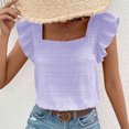 thumbnail image 3 of Liquidation d'Économies! BEFOKA T-Shirt Grande Taille pour Femmes, Blouse Décontractée d'Été pour Femmes, Mode Femme Manches Courtes Vêtement Confortable Respirant Col Rond Blouses, 3 of 4