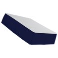 thumbnail image 4 of facefd Jupe de Lit Plissée d'Hôtel Unie Résistante aux Plis et à la Décoloration Bleu _Simple, 4 of 9
