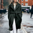 thumbnail image 1 of LOVZFMLL Jackets for Women Plus Size Faux Coat Warm Furry Faux Mid-length Suit Collar Loose Overcoat Coat, 1 of 6