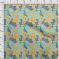 thumbnail image 3 of oneOone Tissu Popeline de Coton Rectangle & Triangle Imprimé Géométrique Tissu de Couture BTY 42 Pouces de Large, 3 of 4