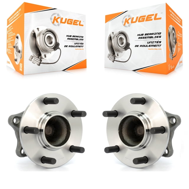 Kugel Rear Wheel Bearing and Hub Assembly Pair for Car 2009-2013 Mazda 6 - Left Right Side (Driver Passenger) K70-100716
