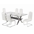 thumbnail image 2 of Jerome Dining Set, 7-Piece, White, 2 of 2