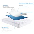 thumbnail image 2 of Unique Bargains Mattress Protector Five-Sided Waterproof Bed Cover Pad White King, 2 of 9