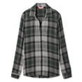 thumbnail image 1 of Iyla Women's Plaid Button-Up Shirt, 1 of 5