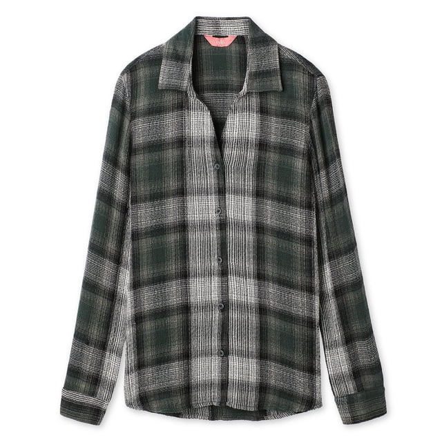 Iyla Women's Plaid Button-Up Shirt