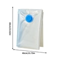 thumbnail image 1 of HWRETIE Sac sous Vide Transparent Épaissi - Sac de Rangement pour Couette Domestique, 1 of 5