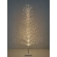 thumbnail image 2 of 5.8Ft White Pre-Lit Birch Tree with 1099 LED Lights Christmas Holiday Decor Indoor Use Only, 2 of 5