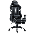 thumbnail image 1 of Hdcanada Orbit Series Racing Style Gaming Chair, Reclining Ergonomic Leather Chair with Footrest & Massage Lumbar Support - White, 1 of 10