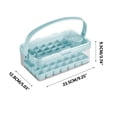 thumbnail image 3 of EGNMCR Press The Single And Double-layer Ice Block Of The Ice Box Hold A Large Capacity Ice Storage Box With A Lid And Ice Cells Pressing the Ice, 3 of 3