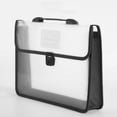 thumbnail image 4 of School savings Plastic Clear Envelopes With Buckle Expanding File Folders Letter/A4 Size Documents Organizer For School Home, 4 of 4