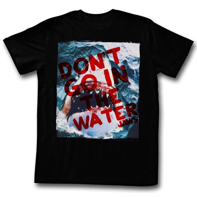 Jaws T-shirt à Manches Courtes pour Adulte « Movies Don¿1⁄2t Go »