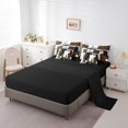 thumbnail image 3 of YST 7 Piece Brown Leopard Print Bedding Set, Safari Cheetah Bed In A Bag, King, 3 of 5
