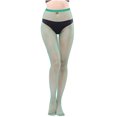 thumbnail image 1 of Penkiiy Bas Résille pour Femmes Chaussettes de Mode pour Femmes Couleur Chaussettes Perforées à la Mode Chaussettes en Filet de Pêche Super Élastiques Chaussettes à Bout Fermé en Maille Collants Verts, 1 of 2