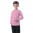 thumbnail image 4 of vdgthytj Toddler Baby Boys Girls Button down Shirts Kids Collared Long Sleeve Uniform Dress Shirt Tops Spring Fall Clothes, 4 of 6