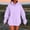 Purple, variant on Women's Hoodies & Sweatshirts Comfortable and Stylish Solid Color Drop Shoulder Hoodie With Pockets for Everyday Wear and Casual Outings