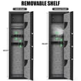 thumbnail image 3 of Riflewell 5-8 Gun Safe with Combination Lock, Steel Rifle & Shotgun Cabinet, Fireproof Anti-Theft Storage with Silent Alarm, Removable Shelf, 1 Count, 3 of 7