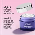 thumbnail image 4 of Olay Retinol 24 Night Eye Cream for Smooth Fine Lines, Anti-Aging Eye Cream ,Fragrance-Free, 15 mL, 4 of 12