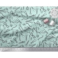 thumbnail image 2 of Soimoi Green Silk Fabric Tools Hardware Print Sewing Fabric Yard 42 Inch Wide, 2 of 5