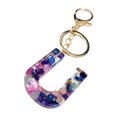 thumbnail image 1 of Fridja Mother's Day Custom Creative Keyring Clasp 26 English Letter Pendant Keyring, 1 of 8