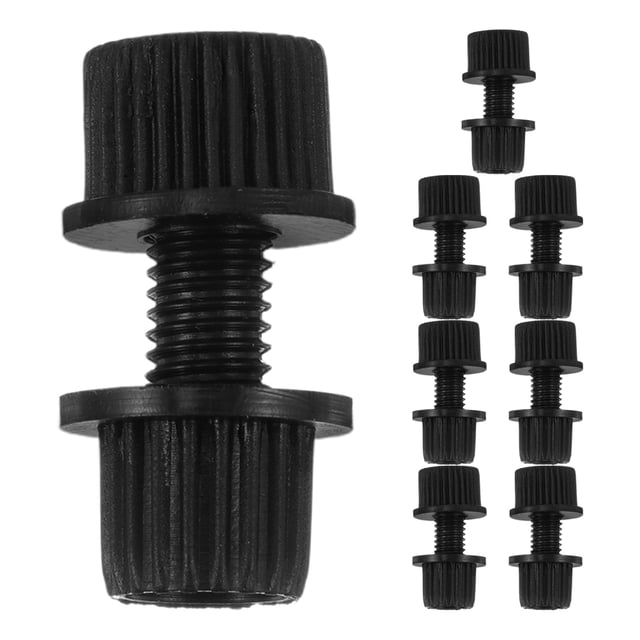 Shisuyan 8 Pcs Motorcycle License Plate Screws Anti-Theft License Plate Fasteners License Plate Mounting Screws Nylon License Plate Fastenings