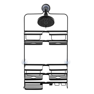 Era Planartico Shower Caddy Black 12.40x23.11in