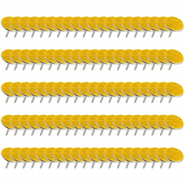 RKSTN Marking nail Outdoor Reflective Flat Head Nails At Night Multi-specification Five-color Optional Round Nails Fixed By Field Night Marks